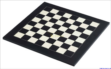 Schach Set 'Tournament XL', Kunststoff 105 mm mit Turnier-Schachplan,  faltbar, schwarz und weiß